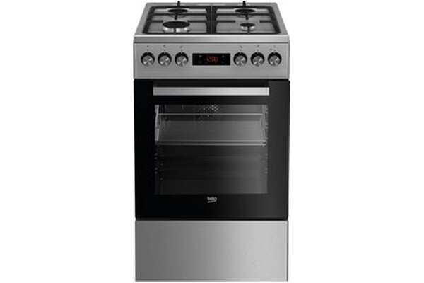 Kuchnia Beko FSM52335DXDS płyta gazowa, piekarnik elektryczny
