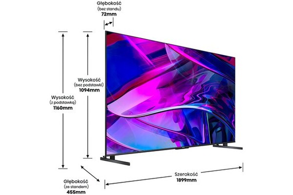 Telewizor Hisense 85U7KQ 85" 4K Ultra HD