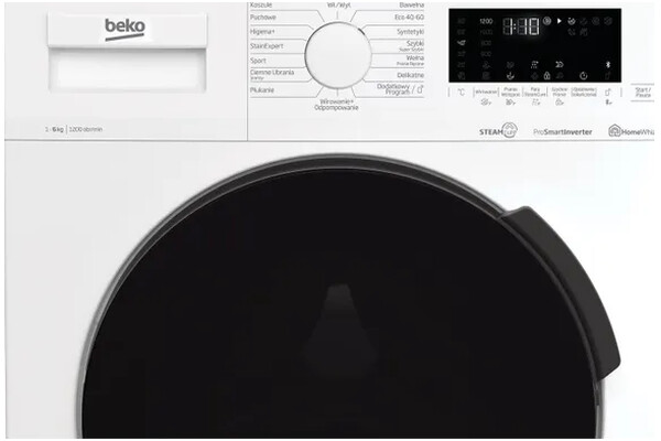 Pralka Beko WUE6624XWWS SteamCure 6kg 1200obr./min