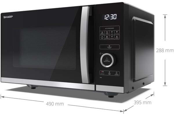 Kuchenka mikrofalowa Sharp YCQS254AEB 25l 900W