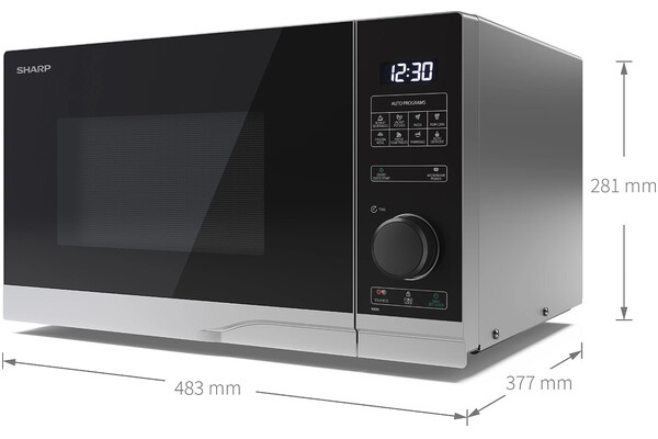 Kuchenka mikrofalowa Sharp YCPS234AES 23l 900W