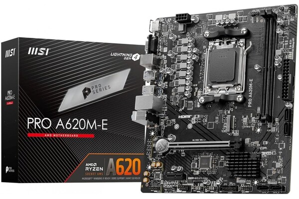 Płyta główna MSI A620M-E Pro Socket AM5 AMD A620 DDR5 microATX