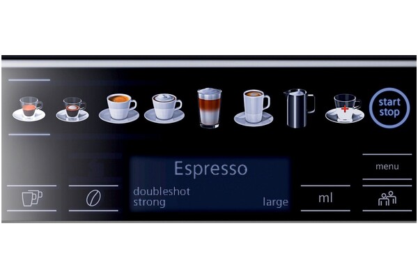 Ekspres Siemens EQ.6 Plus S800 TE658209RW automatyczny czarno-srebrny