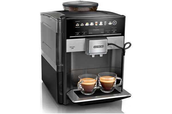 Ekspres Siemens EQ.6 Plus S500 TE655319RW automatyczny czarno-srebrny