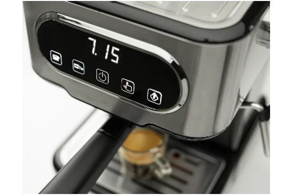 Ekspres Gorenje ESCM15DBK kolbowy srebrno-szary