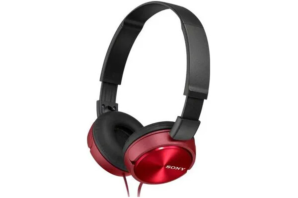 Słuchawki Sony MDRZX310R Nauszne Przewodowe czerwony