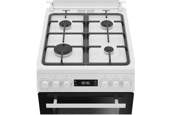 Kuchnia Beko FSM52339DWDS płyta gazowa, piekarnik elektryczny