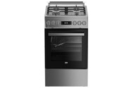 Kuchnia Beko FSMT52339DXDT płyta gazowa, piekarnik elektryczny