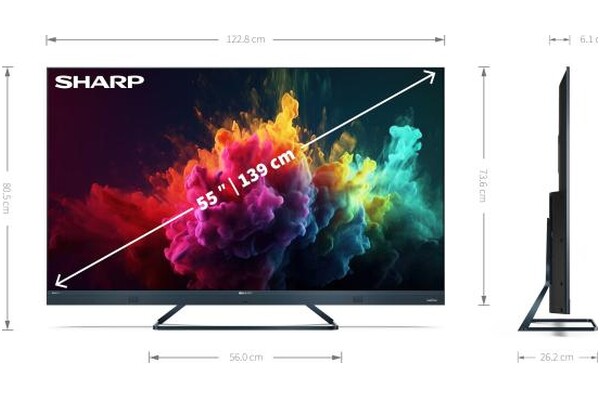 Telewizor Sharp 55FQ8EG 55" 4K Ultra HD