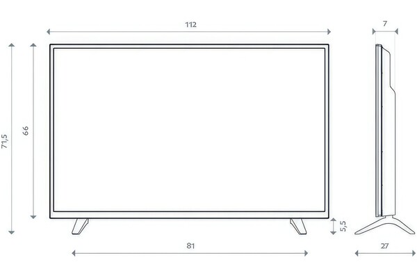 Telewizor GoGEN TVU50X350GWEB 50" 4K Ultra HD