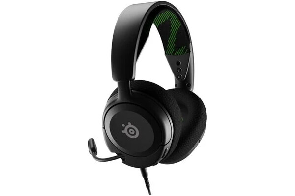 Słuchawki SteelSeries Arctis Nova 1X Nauszne Przewodowe Czerwono-zielony