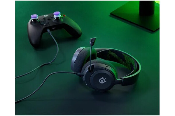 Słuchawki SteelSeries Arctis Nova 1X Nauszne Przewodowe Czerwono-zielony