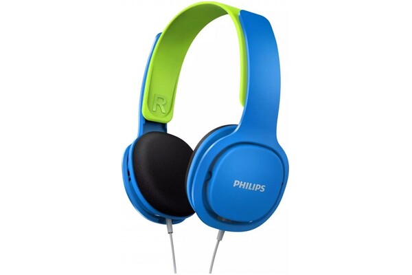 Słuchawki Philips SHK2000BL00 Nauszne Przewodowe niebiesko-zielony