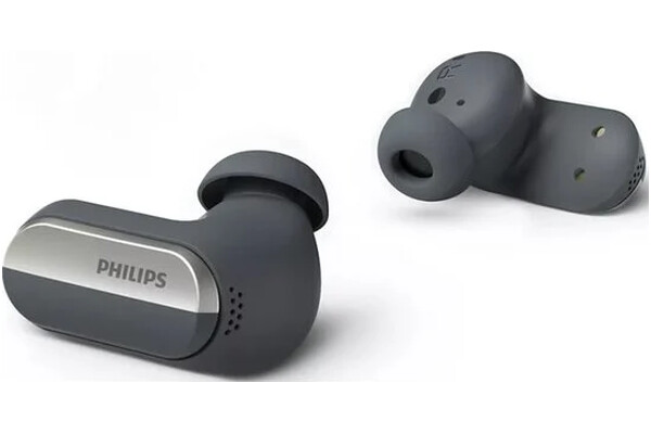 Słuchawki Philips TAT6908BK00 Dokanałowe Bezprzewodowe czarno-srebrny