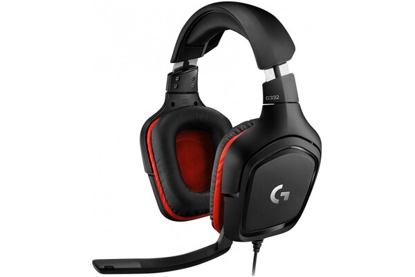 Słuchawki Logitech G332 Nauszne Przewodowe czarny