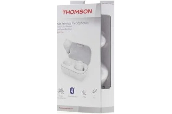 Słuchawki Thomson WEAR7701BK Douszne Bezprzewodowe biały