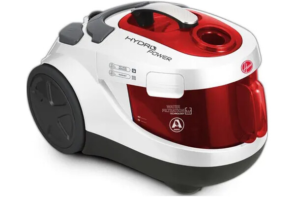 Odkurzacz HOOVER HY71PET Hydropower tradycyjny bezworkowy 700W biało-czerwony