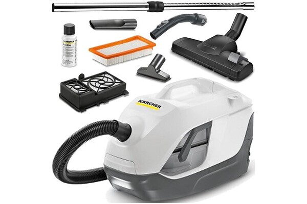 Odkurzacz Kärcher DS6 Premium Home tradycyjny z pojemnikiem 650W Biało-szary