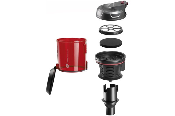 Odkurzacz Concept VP5150 Furious Home Pet tradycyjny bezworkowy 800W czerwony