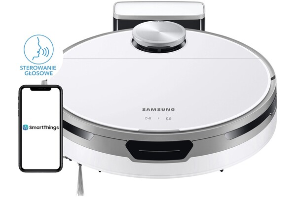 Odkurzacz Samsung VR30T80313W Jet Bot robot sprzątający z pojemnikiem 30W biały