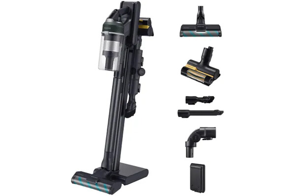 Odkurzacz Samsung VS20C954CTN Jet 95 Multi pionowy bezworkowy czarno-zielony