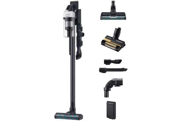 Odkurzacz Samsung VS20C852CTW Jet 85 Multi pionowy bezworkowy 210W czarno-biały