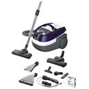 Odkurzacz Bosch BWD41740 AquaWash&Clean tradycyjny z pojemnikiem 1700W szaro-fioletowy