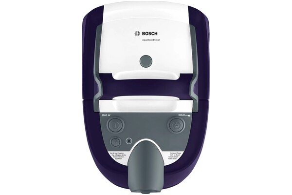 Odkurzacz Bosch BWD41740 AquaWash&Clean tradycyjny z pojemnikiem 1700W szaro-fioletowy