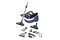 Odkurzacz Bosch BWD41740 AquaWash&Clean tradycyjny z pojemnikiem 1700W szaro-fioletowy