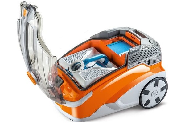 Odkurzacz THOMAS Aqua+ Pet&Family Plus tradycyjny workowy 1700W Szaro-pomarańczowy