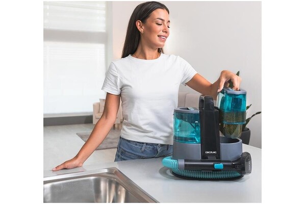 Odkurzacz Cecotec 4000 Conga Carpet & Spot Clean tradycyjny z pojemnikiem 400W niebiesko-szary