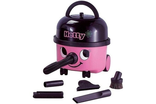 Odkurzacz Numatic HET200 Hetty tradycyjny workowy 620W Różowo-czarny