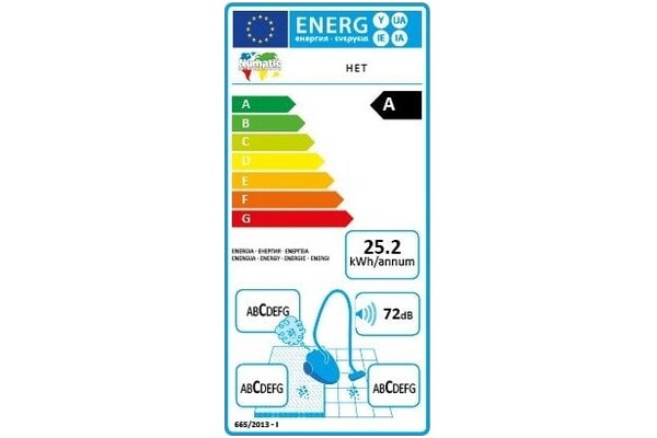 Odkurzacz Numatic HET200 Hetty tradycyjny workowy 620W Różowo-czarny