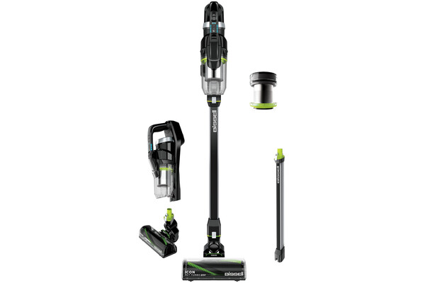 Odkurzacz BISSELL 3175D Icon Turbo Pet pionowy z pojemnikiem czarno-zielony