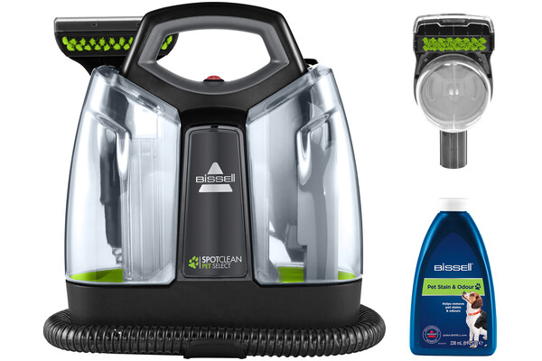 Odkurzacz BISSELL 37288 SpotClean Pet Select tradycyjny z pojemnikiem 330W czarno-szary
