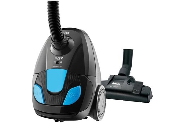 Odkurzacz AMICA VM1045 Yugo tradycyjny workowy 850W czarno-niebieski