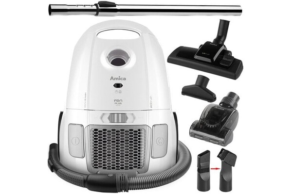 Odkurzacz AMICA VM2160 Fen Plus tradycyjny workowy 900W czarno-srebrny