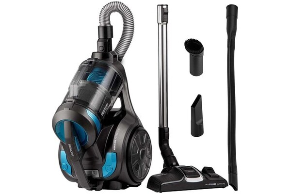 Odkurzacz SENCOR SVC1086TQ tradycyjny bezworkowy 700W czarno-niebieski