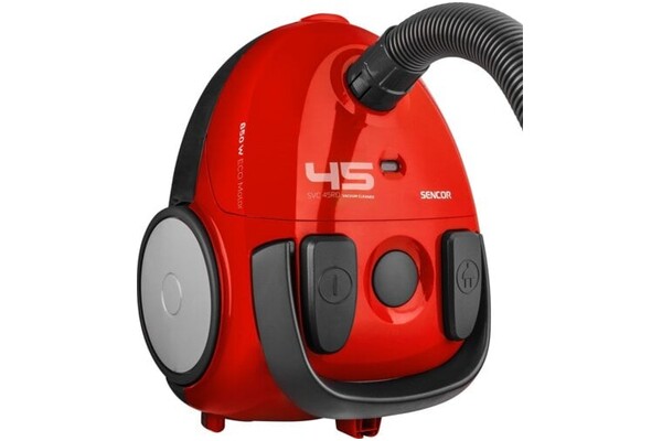 Odkurzacz SENCOR SVC45RDEUE3 tradycyjny workowy 850W czarno-czerwony