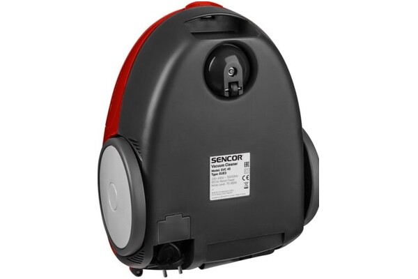 Odkurzacz SENCOR SVC45RDEUE3 tradycyjny workowy 850W czarno-czerwony