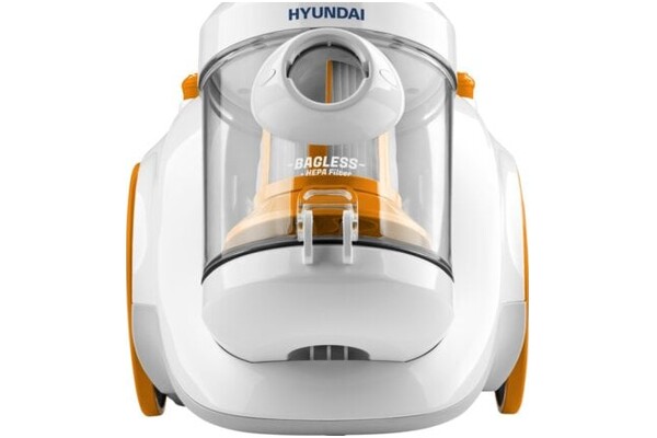 Odkurzacz HYUNDAI VC009 tradycyjny bezworkowy 700W Biało-pomarańczowy