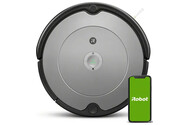 Odkurzacz iRobot 694 Roomba robot sprzątający z pojemnikiem srebrno-czarny