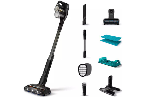 Odkurzacz Philips XC834901 Aqua Plus pionowy bezworkowy 2W czarny