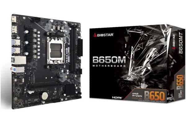 Płyta główna BIOSTAR B650MT Socket AM5 AMD B650 DDR5 microATX