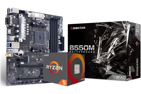 Płyta główna BIOSTAR B550MXE Pro Socket AM4 AMD B550 DDR3L microATX