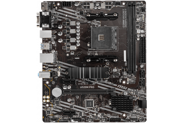 Płyta główna MSI A520M Pro Socket AM4 AMD A520 DDR4 miniATX