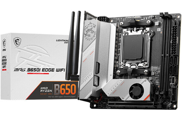 Płyta główna MSI B650I MPG Edge WiFi Socket AM5 AMD B650 DDR5 Mini-ITX