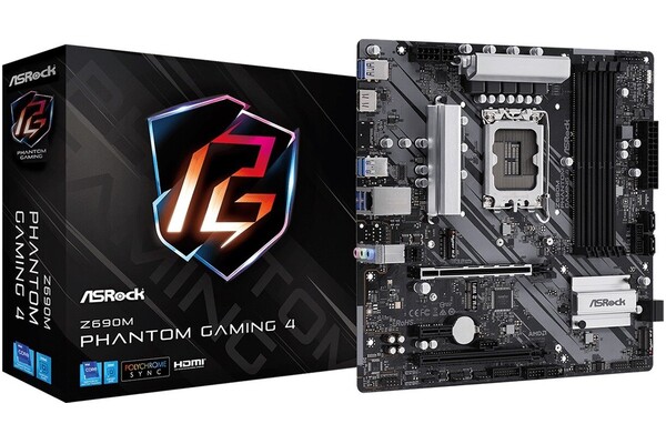 Płyta główna ASrock Z690M Phantom Gaming 4 Socket 1700 Intel Z690 DDR4 microATX