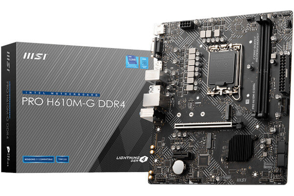 Płyta główna MSI H610MG Pro Socket 1700 Intel H610 DDR4 microATX