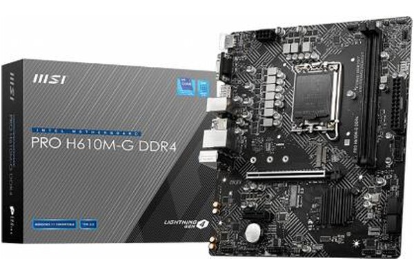 Płyta główna MSI H610MG Pro LGA 1700 Intel H610 DDR4 microATX